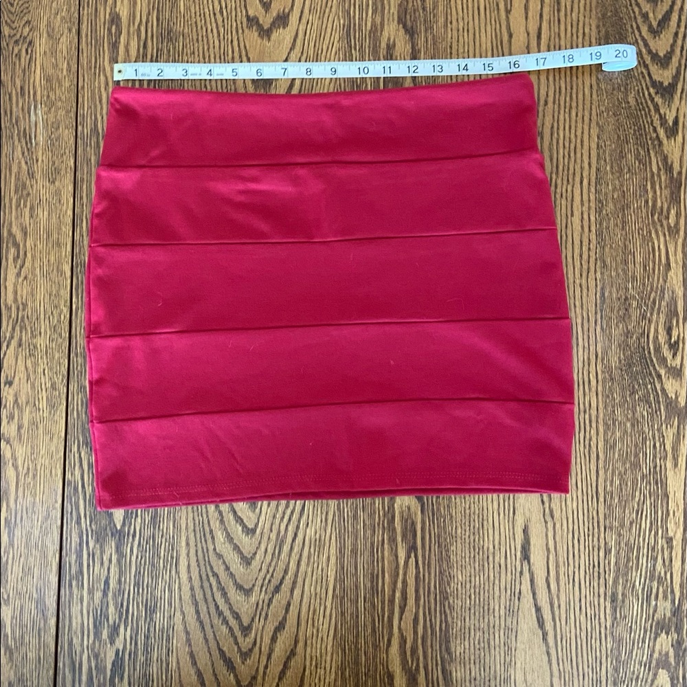 Nollie (PacSun) XL red bodycon skirt - Picture 2 of 9